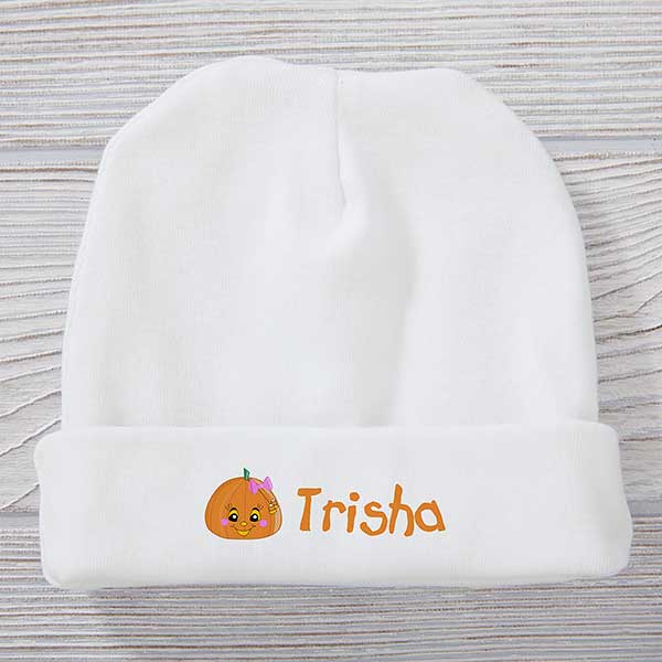 Miss Pumpkin Personalized Baby Hats - 29222