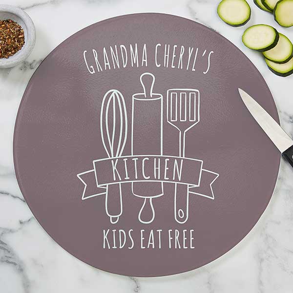 Custom Grandma's Kitchen Cutting Board