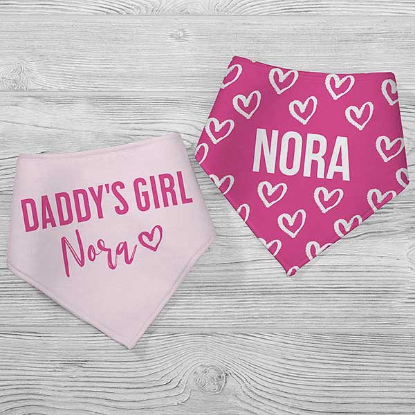 Daddy's Girl Personalized Baby Bibs - 29288