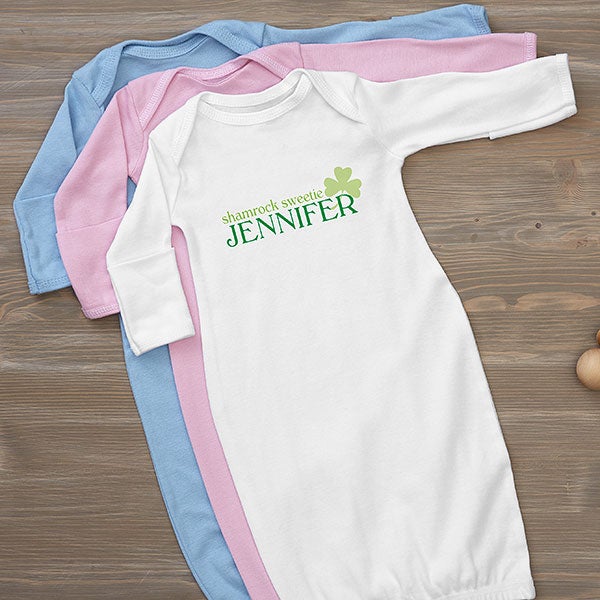 Born Lucky Personalized St. Patrick's Day Baby Clothing - 29300