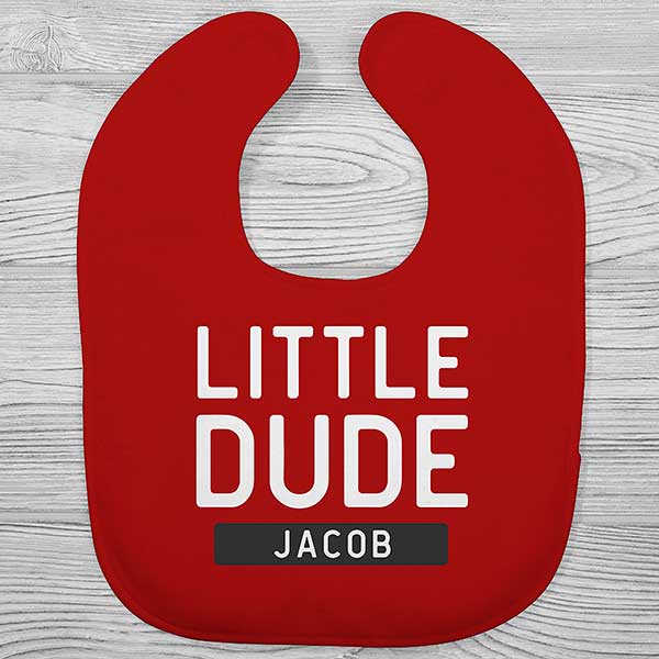 Little Dude Personalized Baby Bibs - 29302