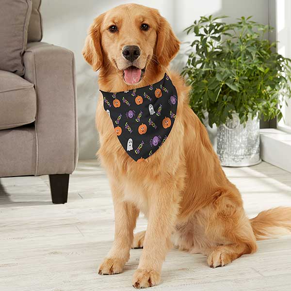 Halloween Icon Personalized Dog Bandanas - 29315