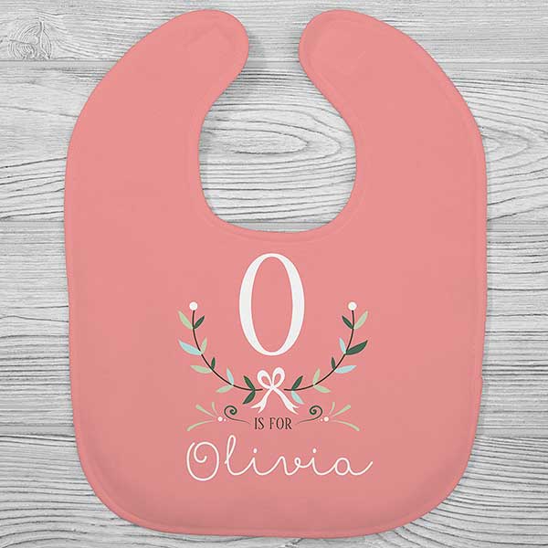 Girly Chic Personalized Baby Bibs - 29347