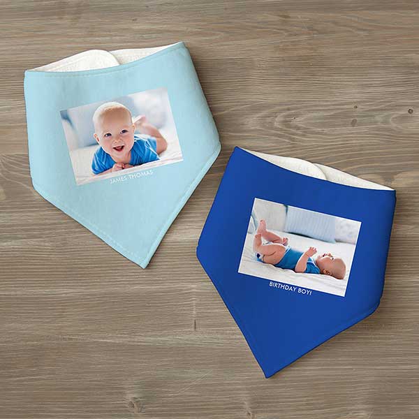 Picture Perfect Personalized Photo Baby Bibs - 29351