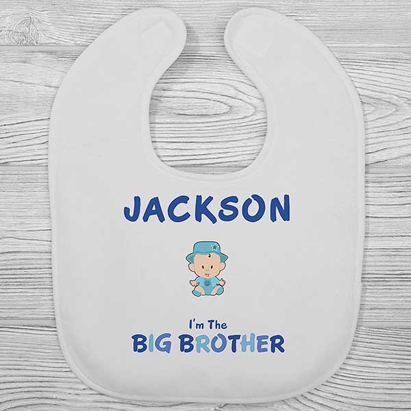 Brother Character Personalized Baby Bibs - 29385