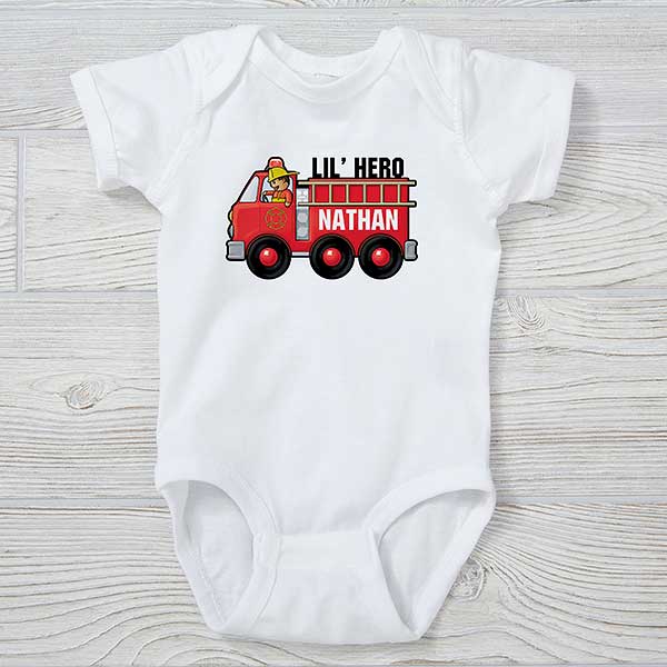 Jr. Firefighter Personalized Baby Clothing - 29418