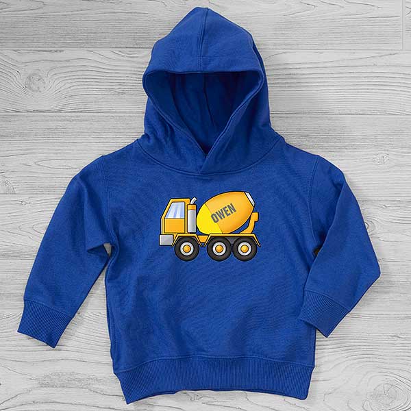 Construction Trucks Personalized Kids Sweatshirts - 29442