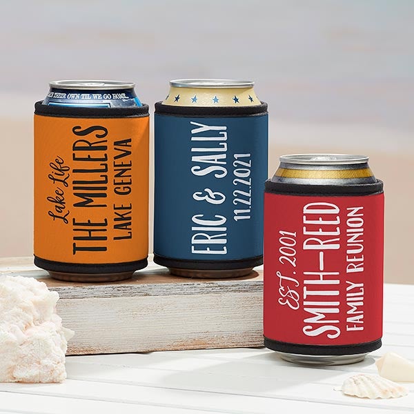 Personalized Can & Bottle Wrap - Any Message - 29446