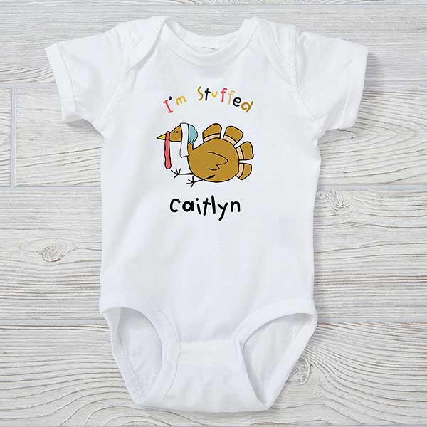 I'm Stuffed Personalized Thanksgiving Baby Clothing - 29545