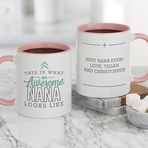 This Is What an Awesome Grandma Looks Like Personalized Coffee Mugs - 29615