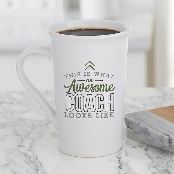 This Is What an Awesome Coach Looks Like Personalized Coffee Mugs - 29617