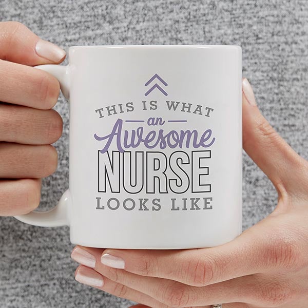 This Is What an Awesome Nurse Looks Like Personalized Coffee Mugs - 29618