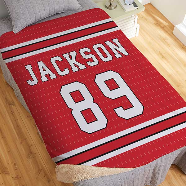 Sports Jersey Personalized Blankets - 29659