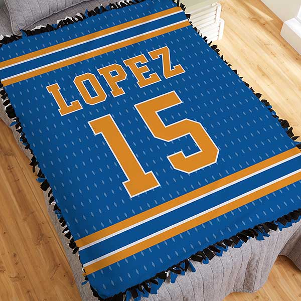 Sports Jersey Personalized Blankets - 29659