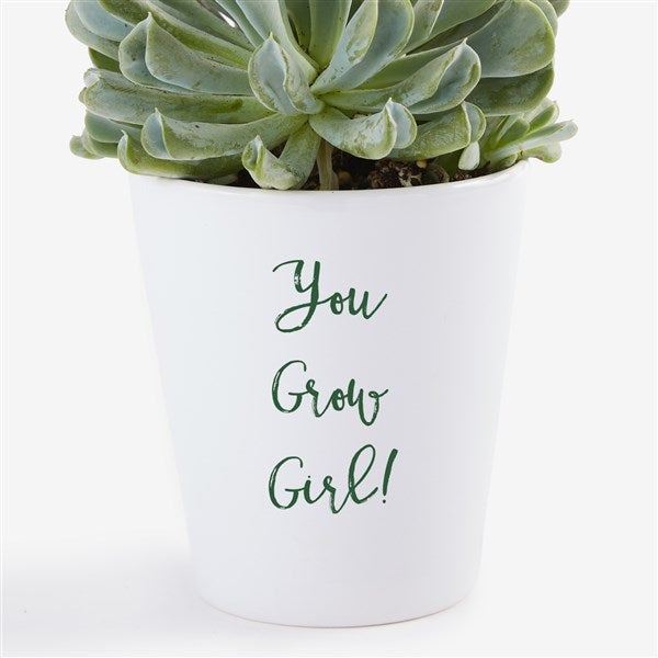 Expressions Personalized Mini Flower Pots - 29662