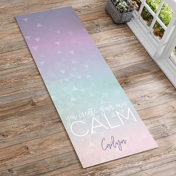 Workout Inspiration Personalized Yoga Mats - 29670