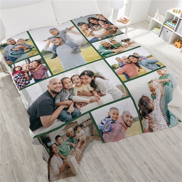 Photo Collage For Him Personalized Photo Blankets - 29701