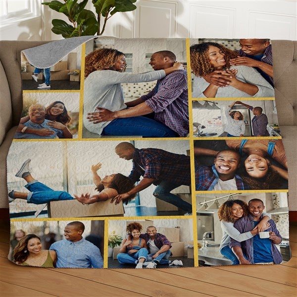 Photo Collage For Couples Personalized Photo Blankets - 29702