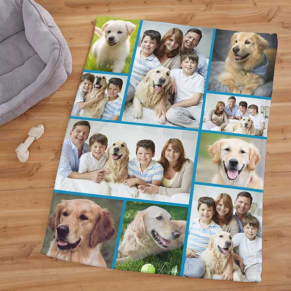 Personalized Dog Blanket - Photo Blanket - Fast Shipping