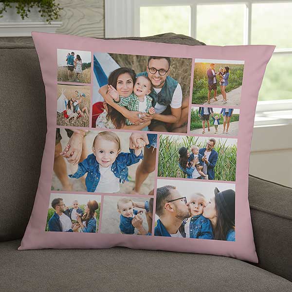 Photo Collage For Her Personalized Throw Pillows - 29707