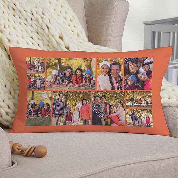 Photo Collage For Kids Personalized Throw Pillows - 29711