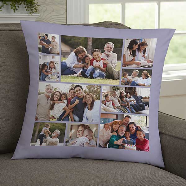 Photo Collage For Grandparents Personalized Throw Pillows - 29713