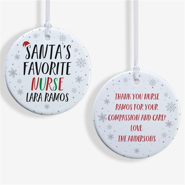 Santa's Favorite Personalized Ornaments - 29715