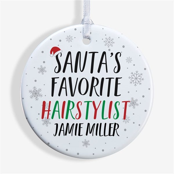 Santa's Favorite Personalized Ornaments - 29715
