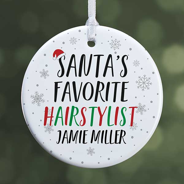 Santa's Favorite Personalized Ornaments - 29715