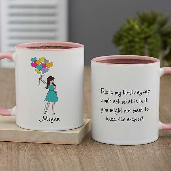 Birthday Balloons philoSophie's Personalized Birthday Mugs - 29742