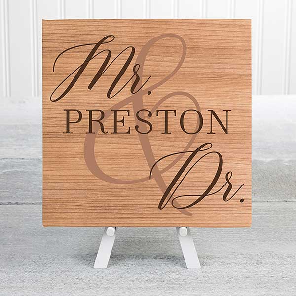Married Couple Personalized Wedding Canvas Prints - 29796