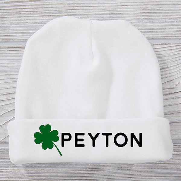 First St. Patrick's Day Personalized Baby Hats - 29880