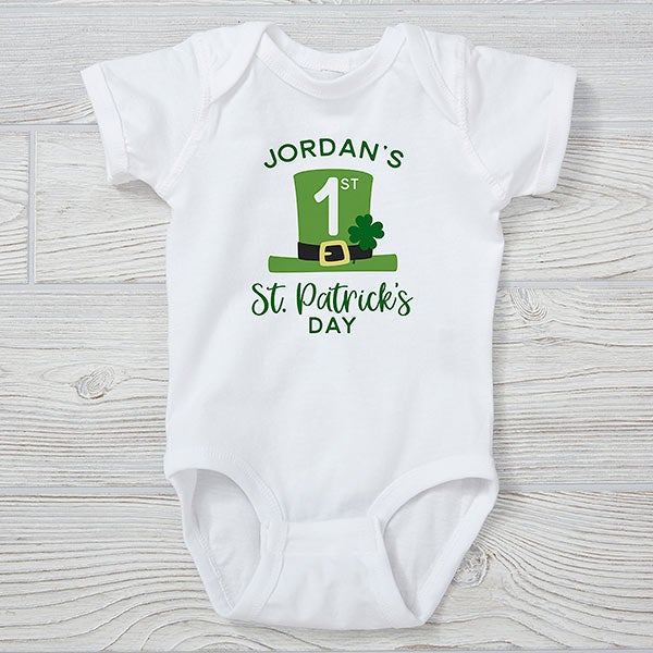 First St. Patrick's Day Personalized Baby Clothing - 29884