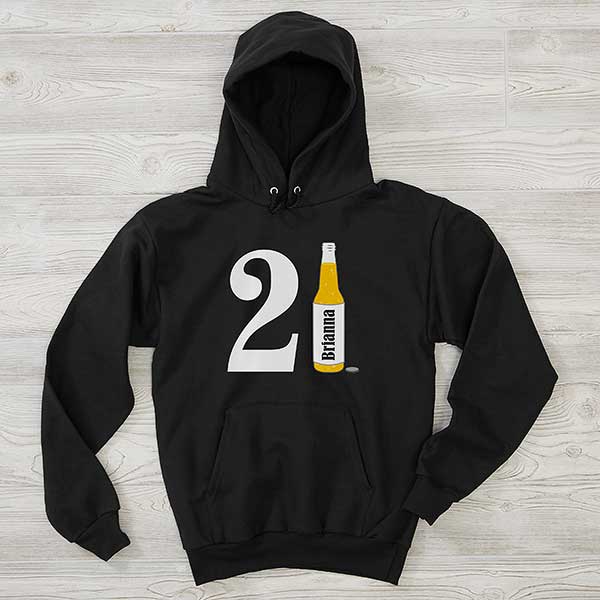 21st Birthday Personalized Adult Sweatshirts - 29940