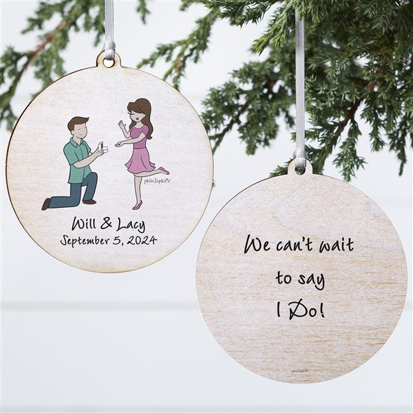 Couple Engagement philoSophie's Personalized Ornaments - 29951