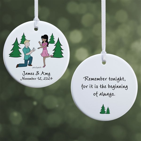 Engagement In The Park philoSophie's Personalized Ornaments - 29953