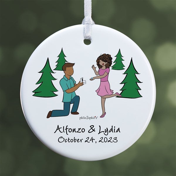 Engagement In The Park philoSophie's Personalized Ornaments - 29953