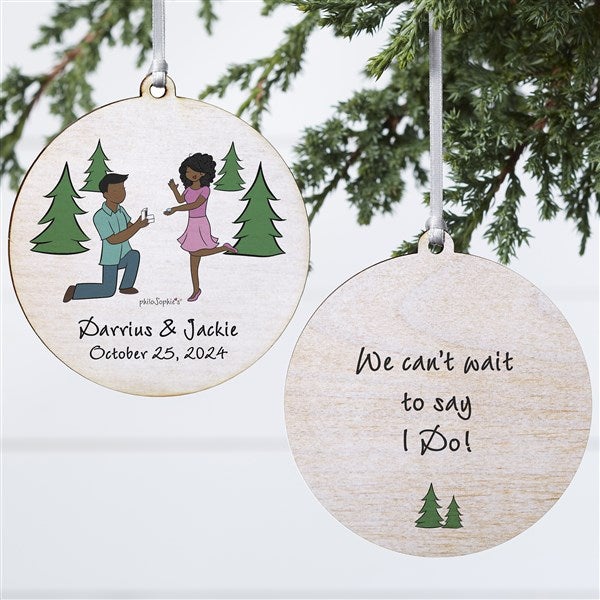 Engagement In The Park philoSophie's Personalized Ornaments - 29953