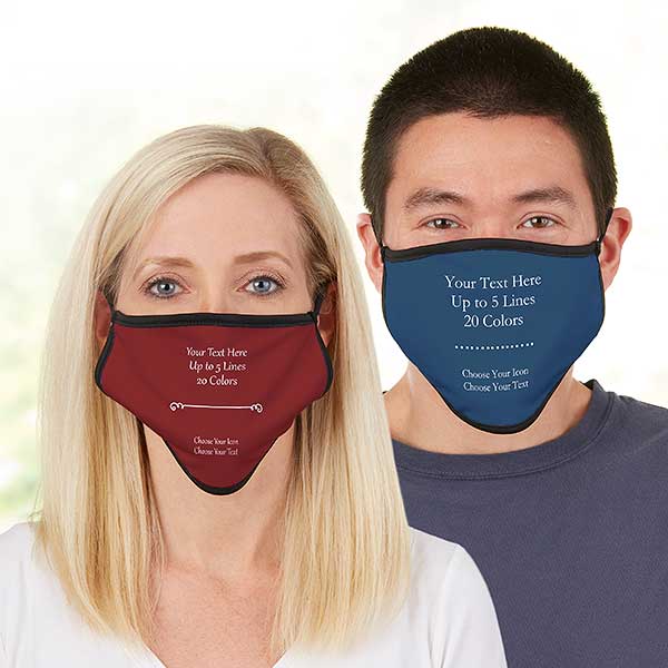 Your Text Here Personalized Adult Face Mask - 29962
