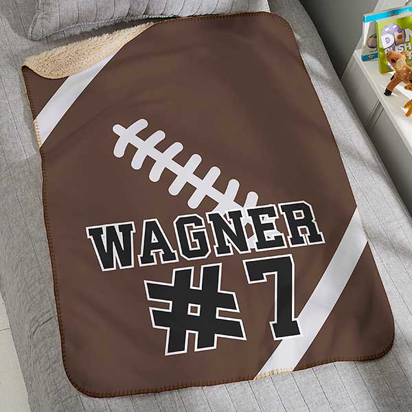 Football Personalized Sports Blankets - 29966