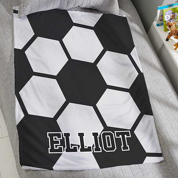 Soccer Personalized Sports Blankets - 29967