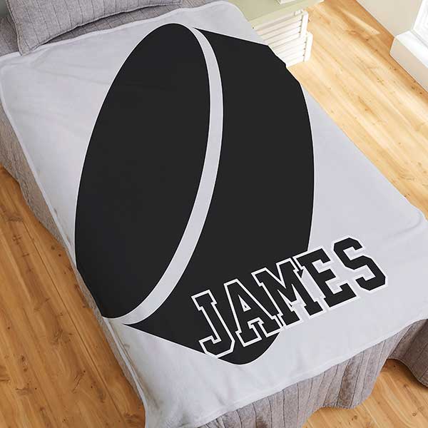 Hockey Personalized Sports Blankets - 29968