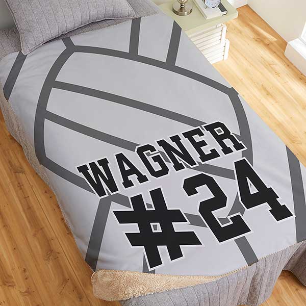 Volleyball Personalized Sports Blankets - 29969