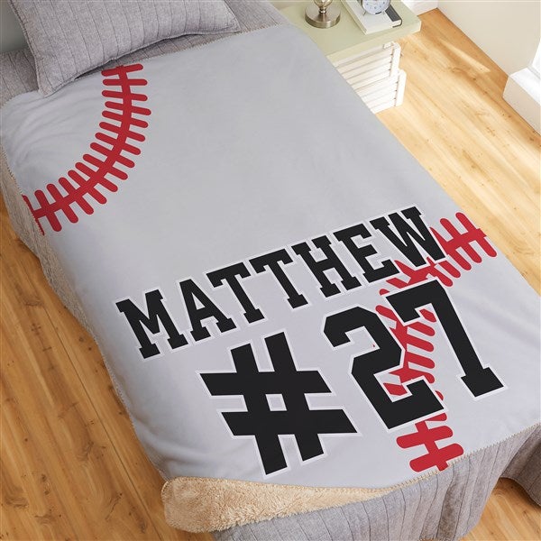 Baseball Personalized Sports Blankets - 29970
