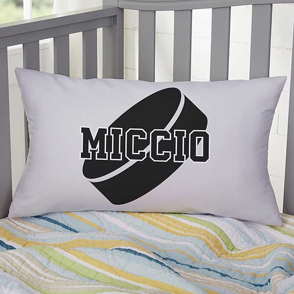 Hockey Personalized Sports Throw Pillows - 29977