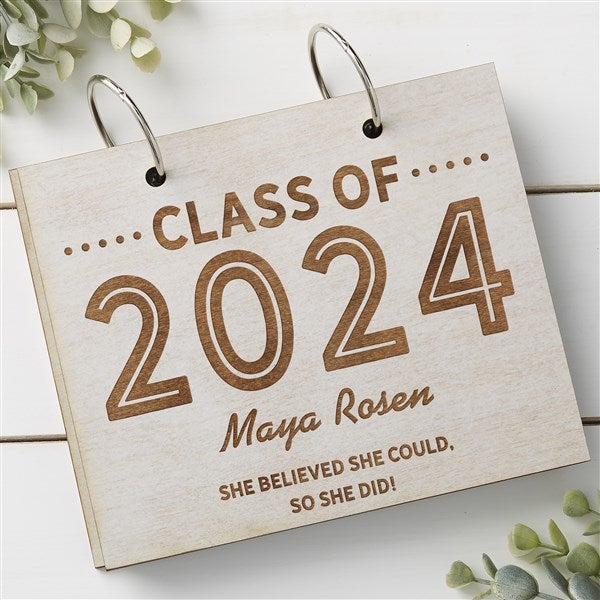Graduating Class Of Personalized Wood Photo Albums - 30050