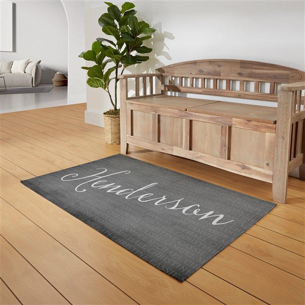 Together Forever Personalized Area Rug - 2.5x4