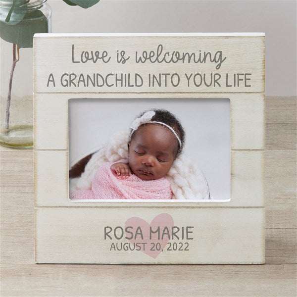 Personalized Baby Picture Frame Baby Girl Picture Frame Grandparents Picture Frame Granddaughter Baby Frame New Baby Girl Frame