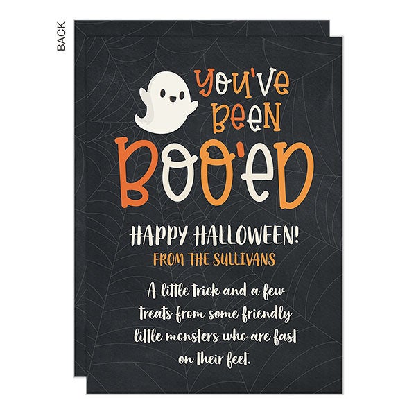 You've Been Boo'ed Personalized Cards - 30106