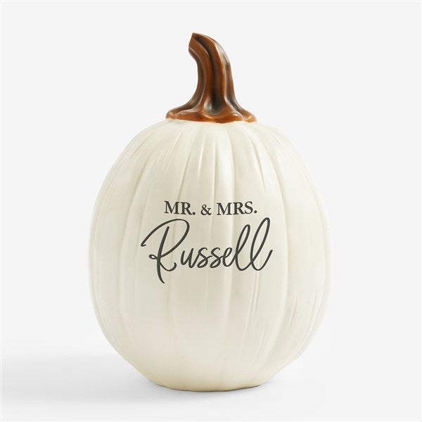 Classic Elegance Personalized Pumpkin Wedding Decorations - 30145